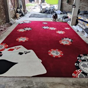 Casino carpet for casino floor