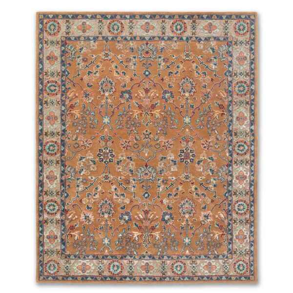 Multi Floral Irregular Rug